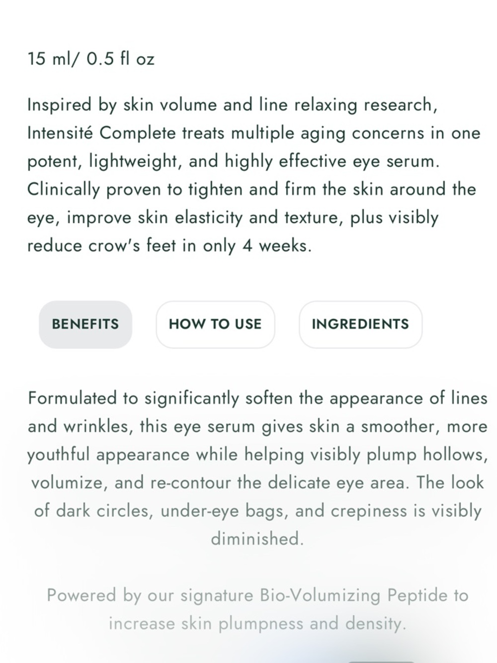 Revive Intensite Complete Anti-Aging Eye Serum, Wrinkle Serum & Balancing Toner - Picture 9 of 9